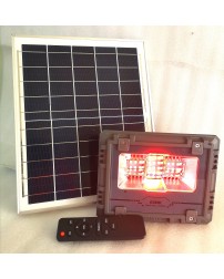 Прожектор уличный светодиодный RGB на солнечной батареи с пультом ДУ.. 60Вт.